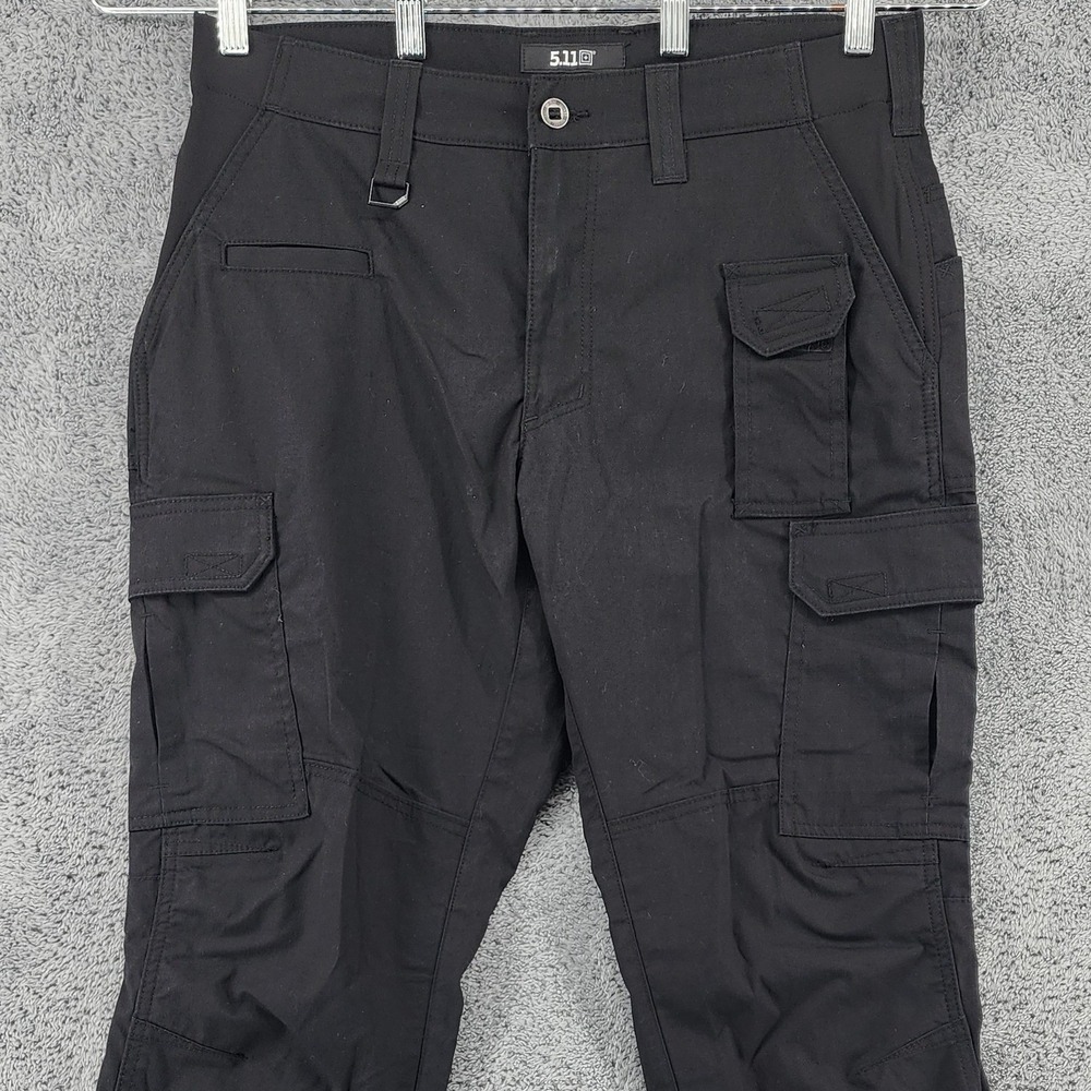 5.11 Tactical Pants Mens 34x30 Black Ripstop ABR Pro Cargo Straight Nine Pocket